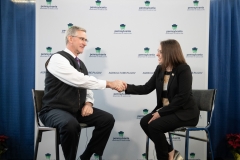 January 9, 2019: Senator Lindsey Williams attends the 2019 Pennsylvania Farm Show in Harrisburg, PA.