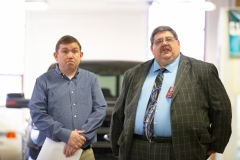 January 25, 2019: Senator Lindsey Williams tours the A.W. Beattie Career Center.