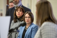 January 25, 2019: Senator Lindsey Williams tours the A.W. Beattie Career Center.