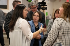 January 25, 2019: Senator Lindsey Williams tours the A.W. Beattie Career Center.