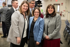 January 25, 2019: Senator Lindsey Williams tours the A.W. Beattie Career Center.