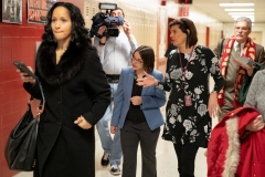 January 25, 2019: Senator Lindsey Williams tours the A.W. Beattie Career Center.