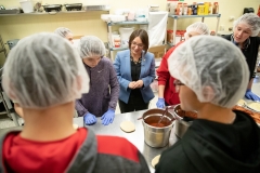 January 25, 2019: Senator Lindsey Williams tours the A.W. Beattie Career Center.