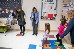 January 25, 2019: Senator Lindsey Williams tours the A.W. Beattie Career Center.