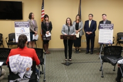 Sen. Lindsey Williams (D-Allegheny), Rep. Sara Innamorato (D-PA 21), Sen. Jay Costa (D-Allegheny)