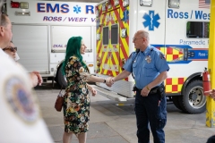 May 12, 2023: Senator Lindsey Williams Rides Along with the West View Ambulance.