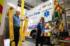 May 12, 2023: Senator Lindsey Williams Rides Along with the West View Ambulance.