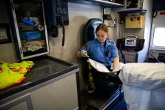 May 12, 2023: Senator Lindsey Williams Rides Along with the West View Ambulance.