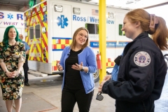 May 12, 2023: Senator Lindsey Williams Rides Along with the West View Ambulance.