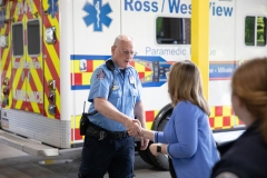 May 12, 2023: Senator Lindsey Williams Rides Along with the West View Ambulance.