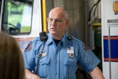 May 12, 2023: Senator Lindsey Williams Rides Along with the West View Ambulance.