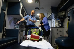 May 12, 2023: Senator Lindsey Williams Rides Along with the West View Ambulance.