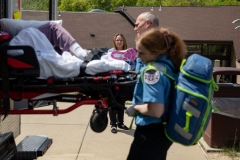 May 12, 2023: Senator Lindsey Williams Rides Along with the West View Ambulance.