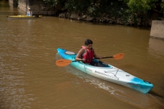 Senator Lindsey Williams and staff tour the Aspinwall Riverfront Park and Kayak Pittsburgh