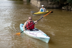 Senator Lindsey Williams and staff tour the Aspinwall Riverfront Park and Kayak Pittsburgh