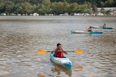 Senator Lindsey Williams and staff tour the Aspinwall Riverfront Park and Kayak Pittsburgh