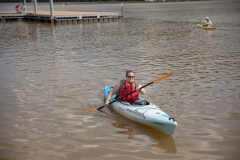 Senator Lindsey Williams and staff tour the Aspinwall Riverfront Park and Kayak Pittsburgh
