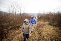 March 7, 2022:  Senator Lindsey Williams attends the Senate Game & Fisheries Committee 2022 Legislative Bear Research Trip. These photos were taken during a research trip under the supervision of trained wildlife experts. Members of the public should not encroach on bear territory or attempt to interact with bears or bear cubs on their own.