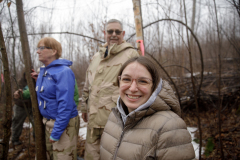 March 7, 2022:  Senator Lindsey Williams attends the Senate Game & Fisheries Committee 2022 Legislative Bear Research Trip. These photos were taken during a research trip under the supervision of trained wildlife experts. Members of the public should not encroach on bear territory or attempt to interact with bears or bear cubs on their own.
