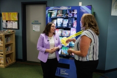 Book Vending Machine Ribbon Cutting