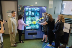 Book Vending Machine Ribbon Cutting
