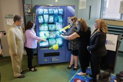 Book Vending Machine Ribbon Cutting