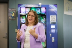 Book Vending Machine Ribbon Cutting