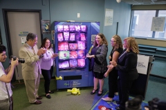 Book Vending Machine Ribbon Cutting