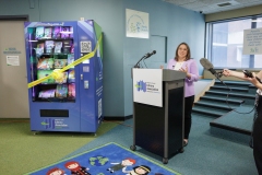Book Vending Machine Ribbon Cutting