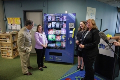 Book Vending Machine Ribbon Cutting