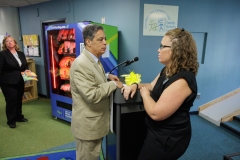 Book Vending Machine Ribbon Cutting