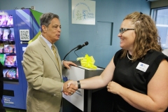 Book Vending Machine Ribbon Cutting