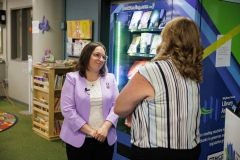 Book Vending Machine Ribbon Cutting