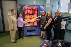 Book Vending Machine Ribbon Cutting