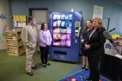 Book Vending Machine Ribbon Cutting