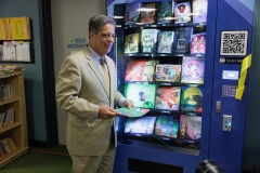Book Vending Machine Ribbon Cutting