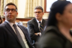 January 18, 2019:  Senator Lindsey Williams attends a breakfast with the Carnegie Library.