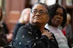 January 18, 2019:  Senator Lindsey Williams attends a breakfast with the Carnegie Library.