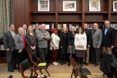January 18, 2019:  Senator Lindsey Williams attends a breakfast with the Carnegie Library.