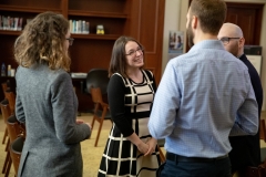 January 18, 2019:  Senator Lindsey Williams attends a breakfast with the Carnegie Library.