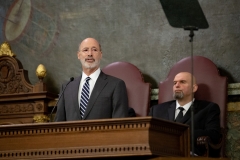 February 5. 2019: Senator Lindsey Williams attends Gov.  Tom Wolf's 2019-20 Budget Address.