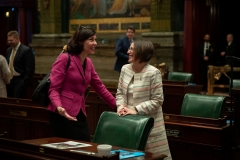 February 5. 2019: Senator Lindsey Williams attends Gov.  Tom Wolf's 2019-20 Budget Address.