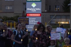 Candlelight Vigil for AHN Workers :: September 5, 2024