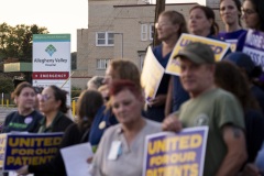 Candlelight Vigil for AHN Workers :: September 5, 2024