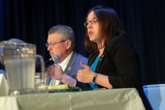 August 14, 2019: Senator Lindsey Williams attends Public Education Hearing on Charter School Funding at Everette High School.