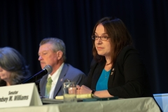 August 14, 2019: Senator Lindsey Williams attends Public Education Hearing on Charter School Funding at Everette High School.