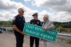 September 8, 2022: Senator Lindsey Williams attends the dedication of the Chief Vernon Moses Highway.