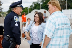 September 8, 2022: Senator Lindsey Williams attends the dedication of the Chief Vernon Moses Highway.
