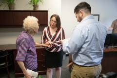 May 23, 2019 − Senator Lindsey M. Williams hosts her District Office Grand Opening  at 5000 McKnight Road, Suite 405, Pittsburgh, Pennsylvania 15237. Representatives from Port Authority and the Allegheny County Veterans Services were on hand to answer questions and discuss programs with residents.