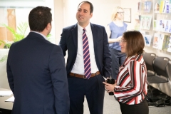 May 23, 2019 − Senator Lindsey M. Williams hosts her District Office Grand Opening  at 5000 McKnight Road, Suite 405, Pittsburgh, Pennsylvania 15237. Representatives from Port Authority and the Allegheny County Veterans Services were on hand to answer questions and discuss programs with residents.